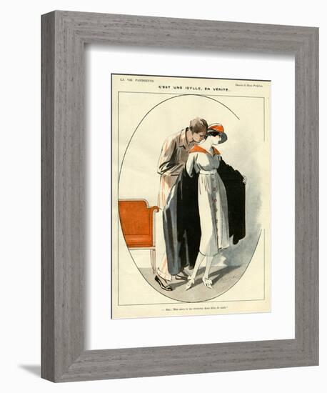 La Vie Parisienne, R Prejelan, 1919, France-null-Framed Giclee Print