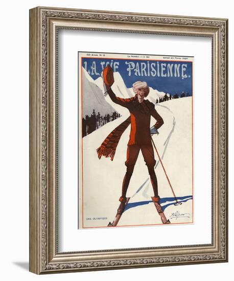 La Vie Parisienne, Rene Prejelan, 1924, France-null-Framed Giclee Print