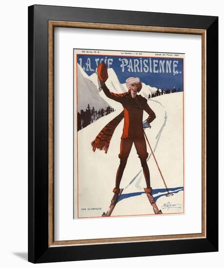 La Vie Parisienne, Rene Prejelan, 1924, France-null-Framed Giclee Print