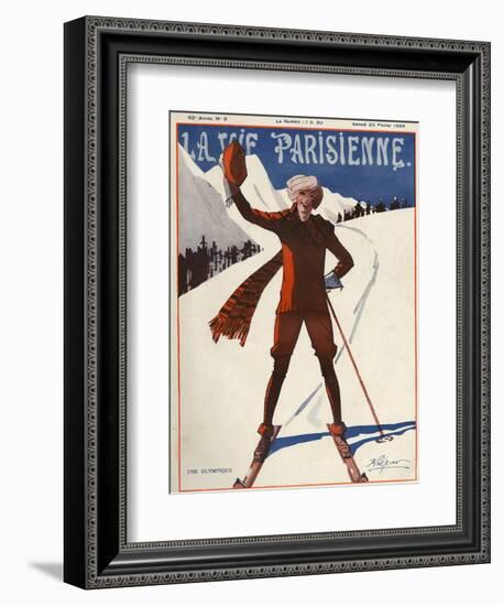 La Vie Parisienne, Rene Prejelan, 1924, France-null-Framed Giclee Print