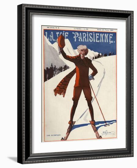 La Vie Parisienne, Rene Prejelan, 1924, France-null-Framed Giclee Print