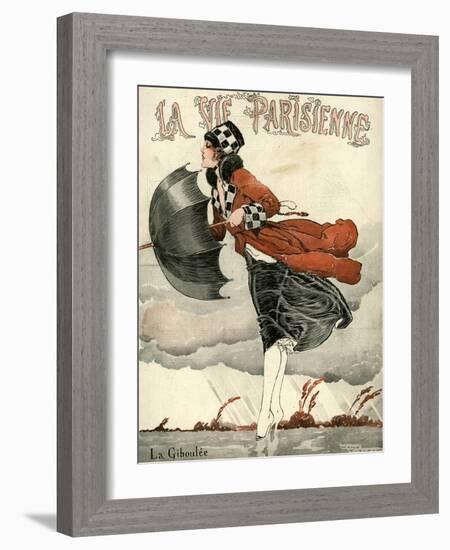 La Vie Parisienne, Rene Vincent, 1918, France-null-Framed Giclee Print