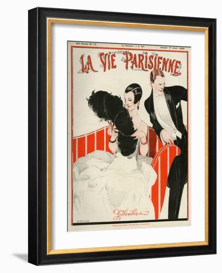 La Vie Parisienne, Rene Vincent, 1922, France-null-Framed Giclee Print