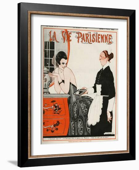 La Vie Parisienne, Rene Vincent, 1922, France-null-Framed Giclee Print