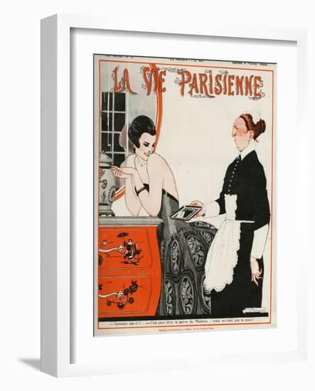 La Vie Parisienne, Rene Vincent, 1922, France-null-Framed Giclee Print