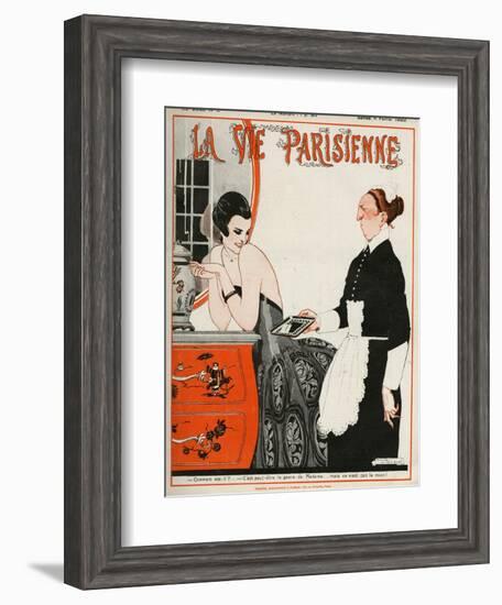 La Vie Parisienne, Rene Vincent, 1922, France-null-Framed Giclee Print