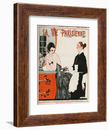 La Vie Parisienne, Rene Vincent, 1922, France-null-Framed Giclee Print