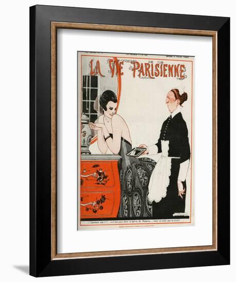 La Vie Parisienne, Rene Vincent, 1922, France-null-Framed Giclee Print