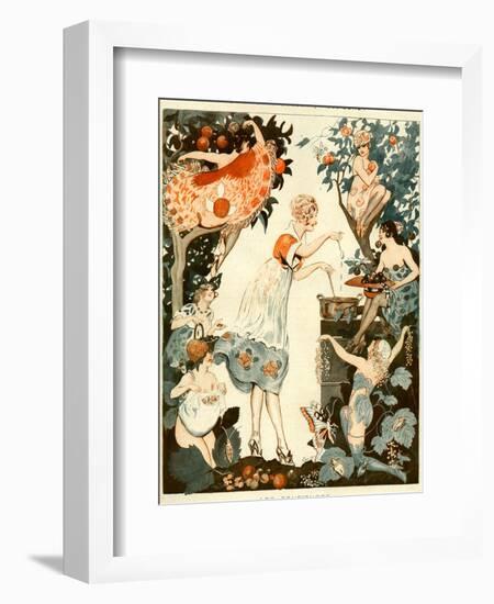 La Vie Parisienne, Vald'es, 1919, France-null-Framed Giclee Print