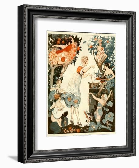 La Vie Parisienne, Vald'es, 1919, France-null-Framed Giclee Print