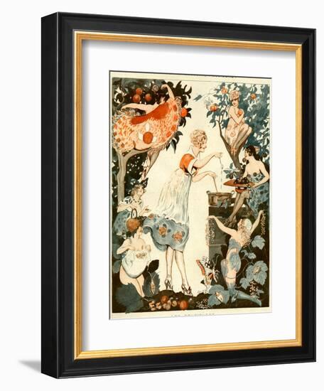 La Vie Parisienne, Vald'es, 1919, France-null-Framed Giclee Print