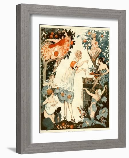 La Vie Parisienne, Vald'es, 1919, France-null-Framed Giclee Print