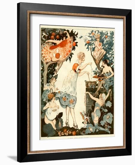 La Vie Parisienne, Vald'es, 1919, France-null-Framed Giclee Print