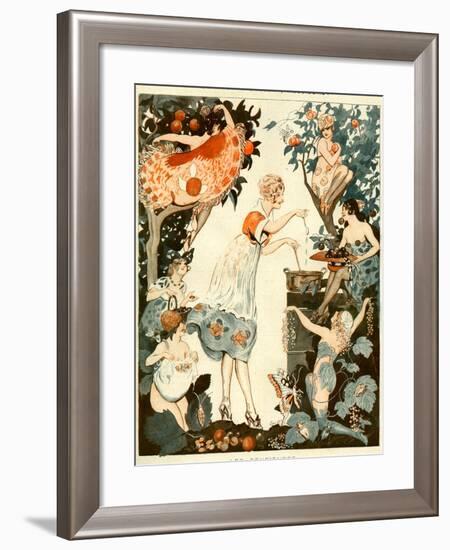 La Vie Parisienne, Vald'es, 1919, France-null-Framed Giclee Print