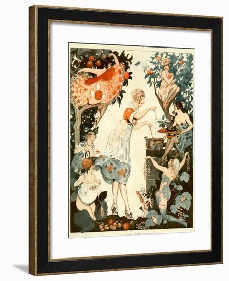 La Vie Parisienne, Vald'es, 1919, France-null-Framed Giclee Print