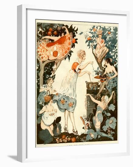 La Vie Parisienne, Vald'es, 1919, France-null-Framed Giclee Print