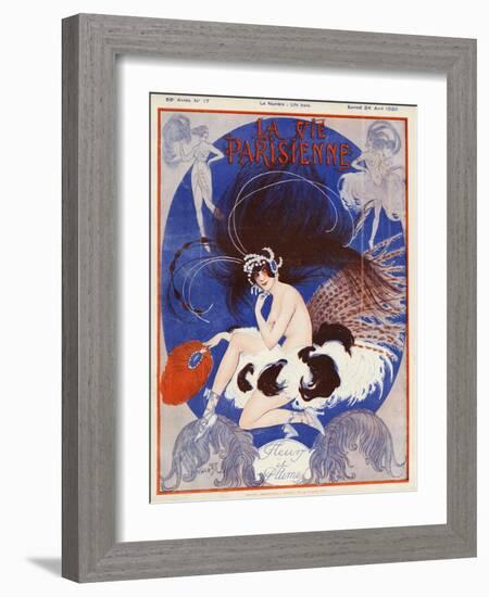 La vie Parisienne, Vald'es, 1920, France-null-Framed Giclee Print