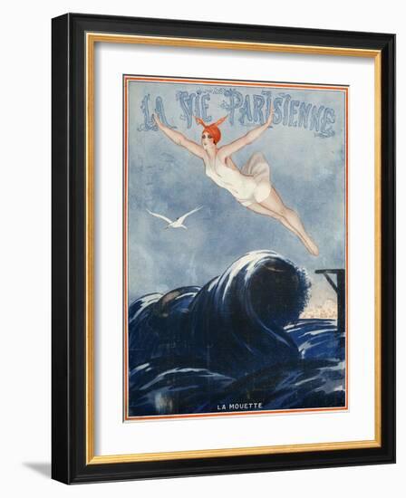 La vie Parisienne, Vald'es, 1923, France-null-Framed Premium Giclee Print