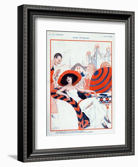 La Vie Parisienne, Vald'es, 1923, France-null-Framed Giclee Print