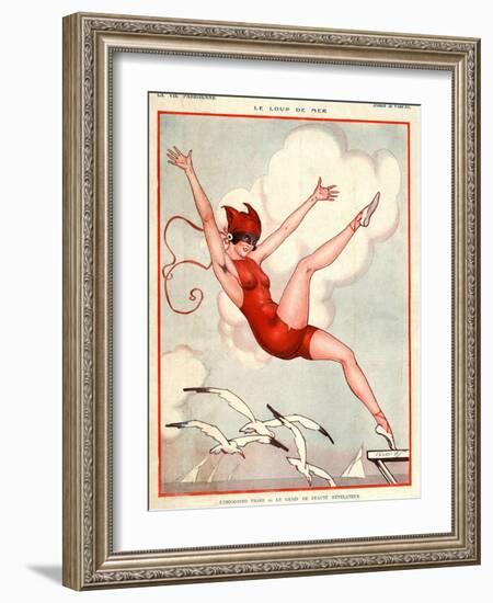 La Vie Parisienne, Vald'es, 1924, France-null-Framed Giclee Print