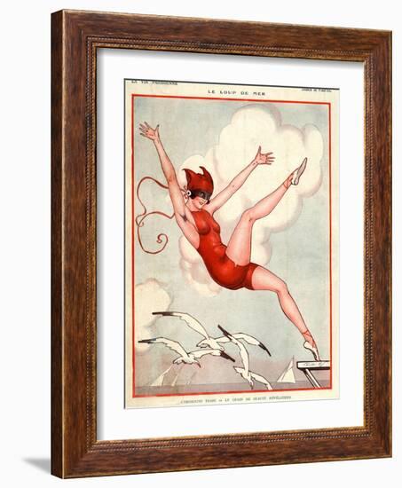 La Vie Parisienne, Vald'es, 1924, France-null-Framed Giclee Print