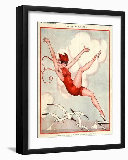 La Vie Parisienne, Vald'es, 1924, France-null-Framed Giclee Print