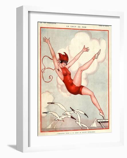 La Vie Parisienne, Vald'es, 1924, France-null-Framed Giclee Print