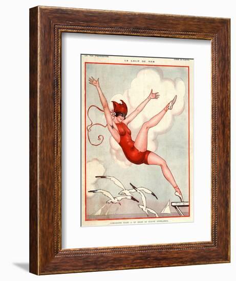 La Vie Parisienne, Vald'es, 1924, France-null-Framed Giclee Print