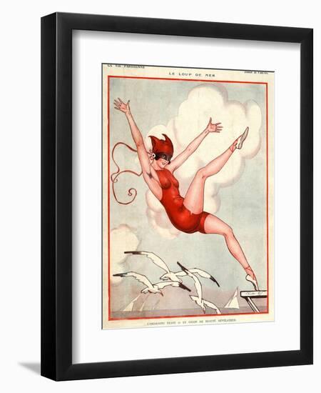 La Vie Parisienne, Vald'es, 1924, France-null-Framed Giclee Print