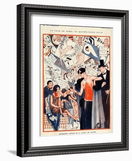 La Vie Parisienne, Vald'es, 1924, France-null-Framed Giclee Print