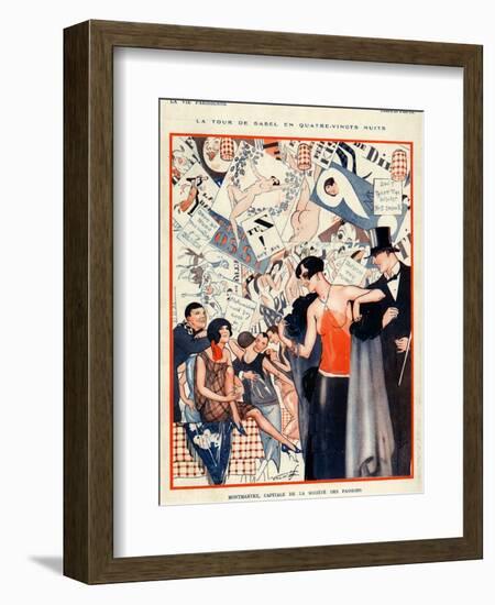 La Vie Parisienne, Vald'es, 1924, France-null-Framed Giclee Print