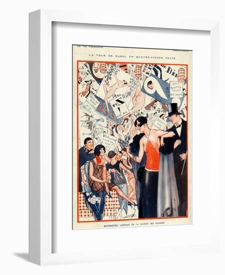 La Vie Parisienne, Vald'es, 1924, France-null-Framed Giclee Print