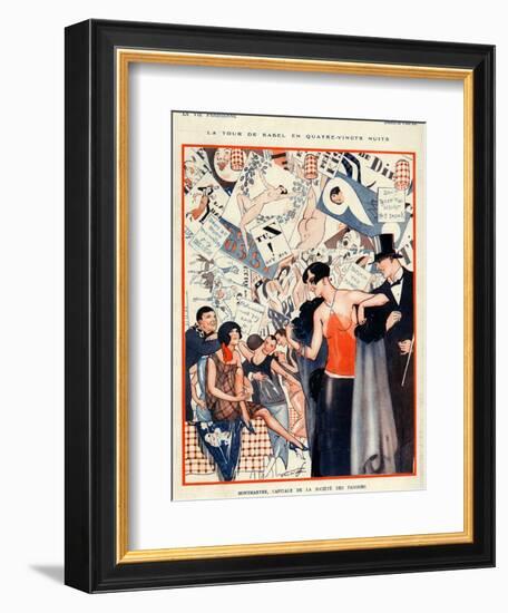 La Vie Parisienne, Vald'es, 1924, France-null-Framed Giclee Print