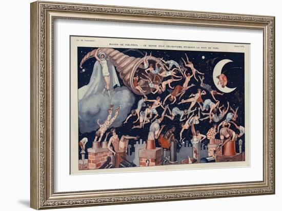 La Vie Parisienne, Vald'es, 1927, France-null-Framed Giclee Print