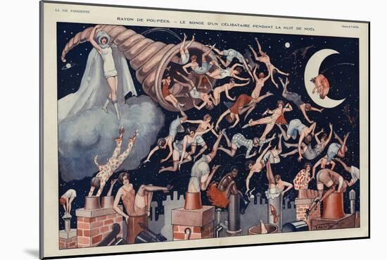 La Vie Parisienne, Vald'es, 1927, France-null-Mounted Giclee Print