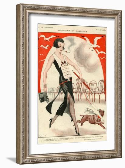 La Vie Parisienne, Vald'es, France-null-Framed Giclee Print