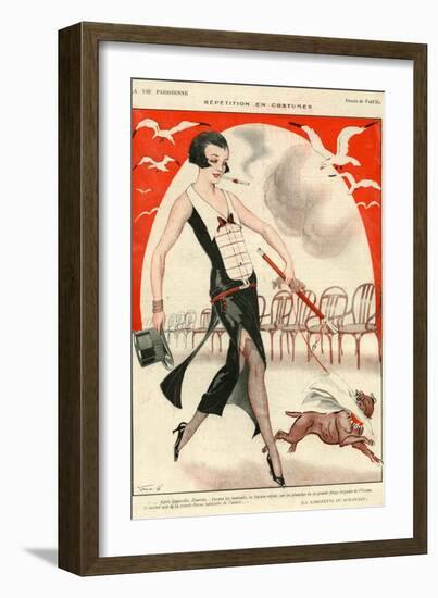 La Vie Parisienne, Vald'es, France--Framed Giclee Print