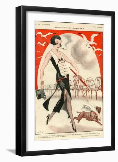 La Vie Parisienne, Vald'es, France-null-Framed Giclee Print