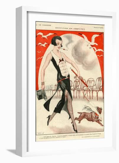 La Vie Parisienne, Vald'es, France-null-Framed Giclee Print