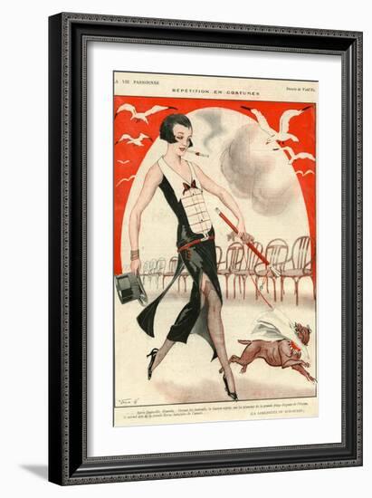 La Vie Parisienne, Vald'es, France-null-Framed Giclee Print