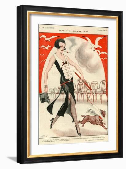 La Vie Parisienne, Vald'es, France-null-Framed Giclee Print