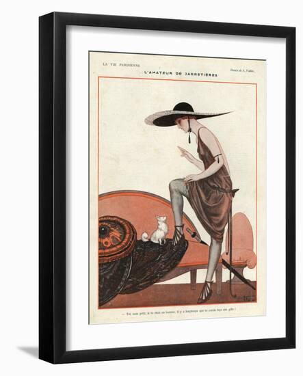 La Vie Parisienne, Vallee, 1922, France-null-Framed Giclee Print