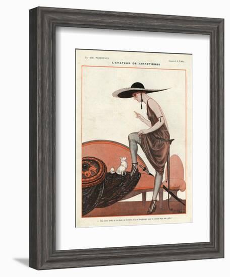 La Vie Parisienne, Vallee, 1922, France-null-Framed Giclee Print