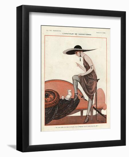 La Vie Parisienne, Vallee, 1922, France-null-Framed Giclee Print