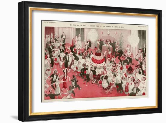 La Vie Parisienne, Vallee, 1929, France-null-Framed Giclee Print