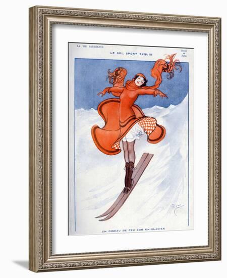 La Vie Parisienne, Zajac, 1922, France-null-Framed Giclee Print