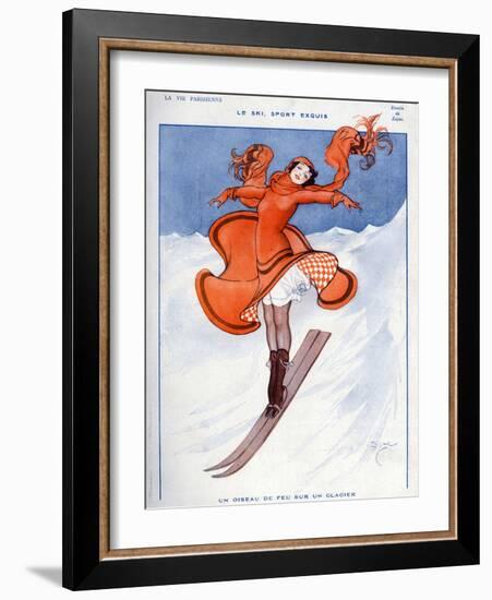 La Vie Parisienne, Zajac, 1922, France-null-Framed Giclee Print