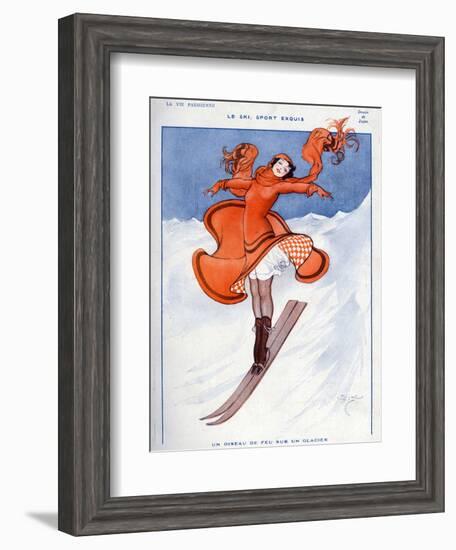 La Vie Parisienne, Zajac, 1922, France-null-Framed Giclee Print