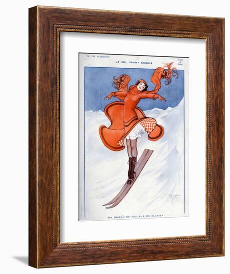 La Vie Parisienne, Zajac, 1922, France-null-Framed Giclee Print