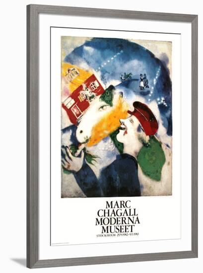 La Vie Paysanne-Marc Chagall-Framed Collectable Print